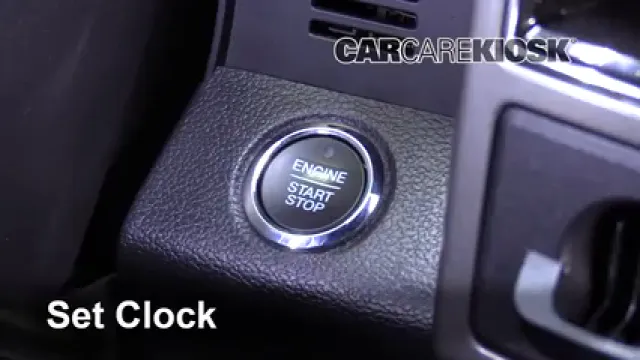 2018 Ford Expedition Max XLT 3.5L V6 Turbo Horloge Régler l'horloge